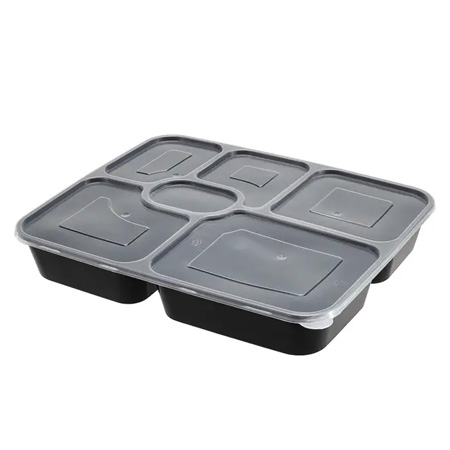 Gurv 6 Compartment Microwavable Container